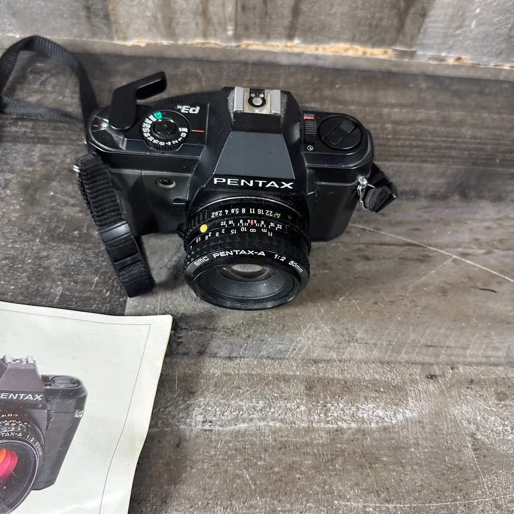 Pentax P3n 35mm SLR 35mm Film Camera With Lens - with Manual